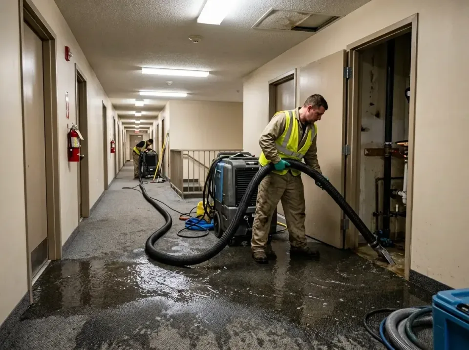 multi-unit-apartment-hallway-f-005 — frequently asked questions, Emergency Burst Pipe Water Extraction & Removal in Roscoe,…